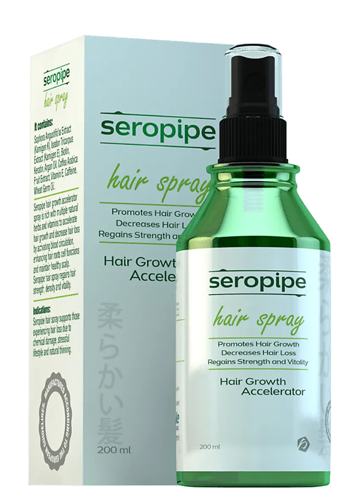سيروبايب سبراي لنمو الشعر seropipe hair spray | ٢٠٠ مل