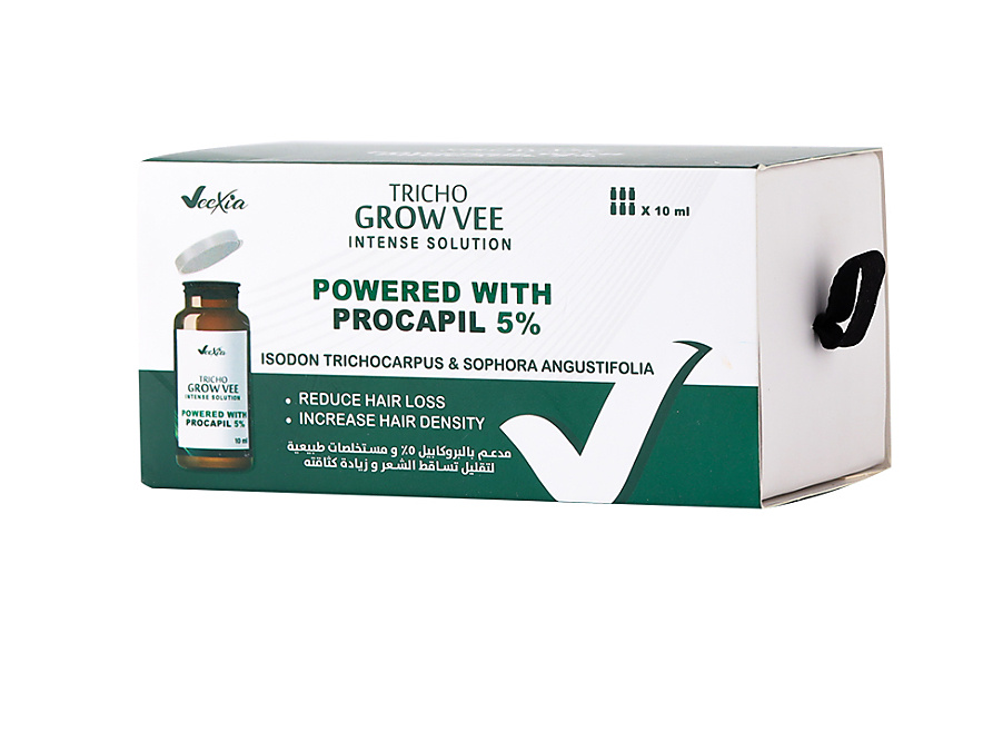 Trlcho grow vee intense solution powered with procapil