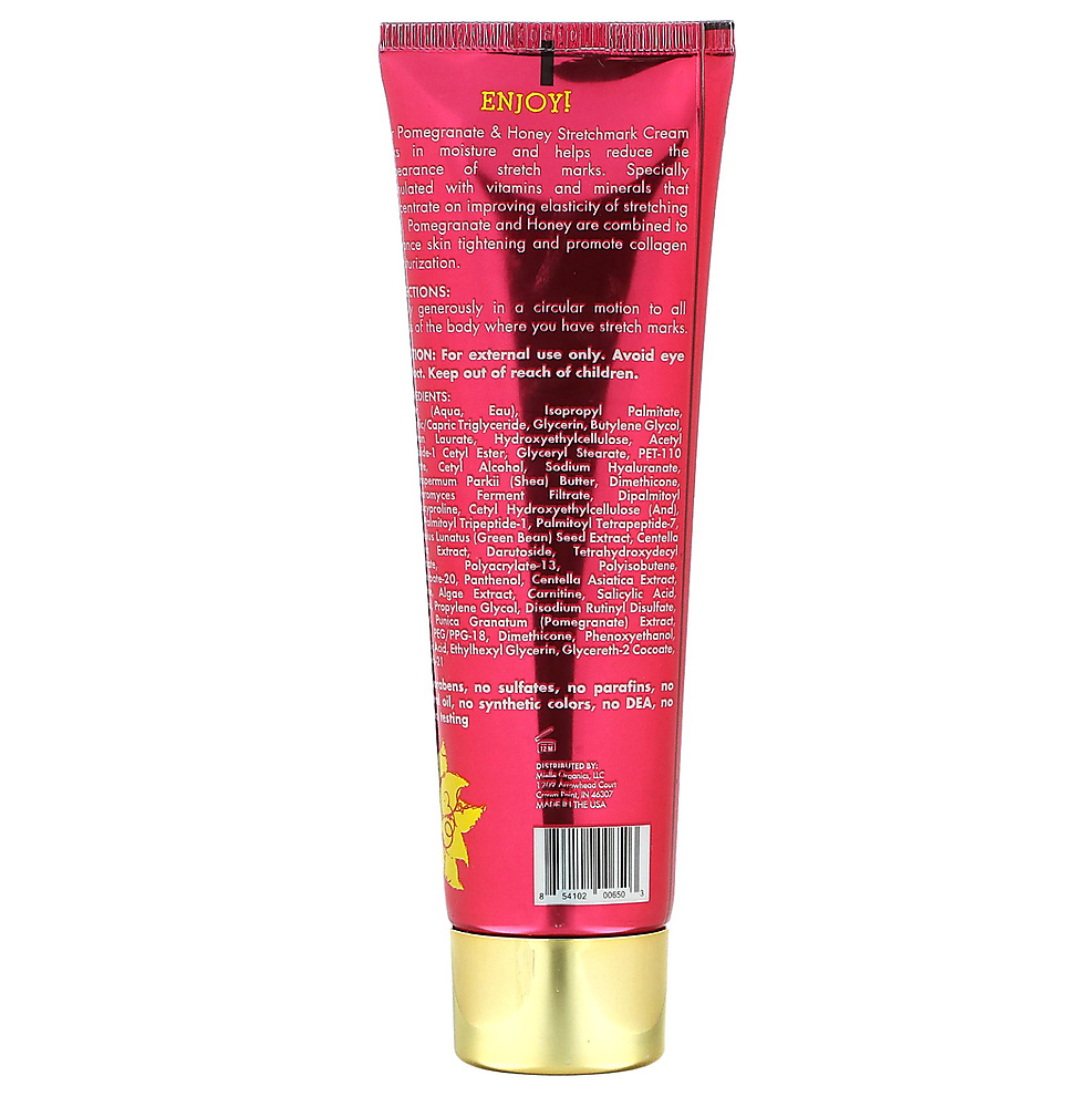 Stretch cream with pomegranate and honey