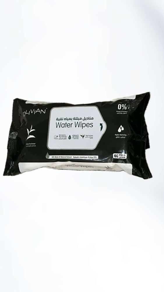 Wet wipes with pure water