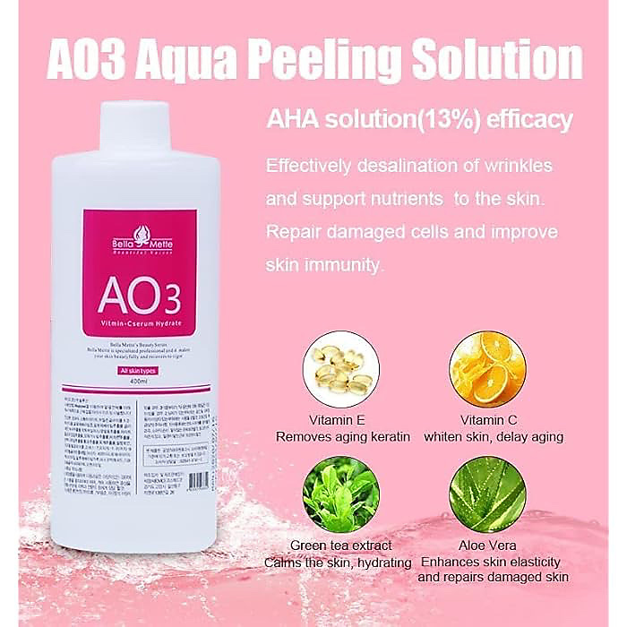Red hydrafacial solution 400ml