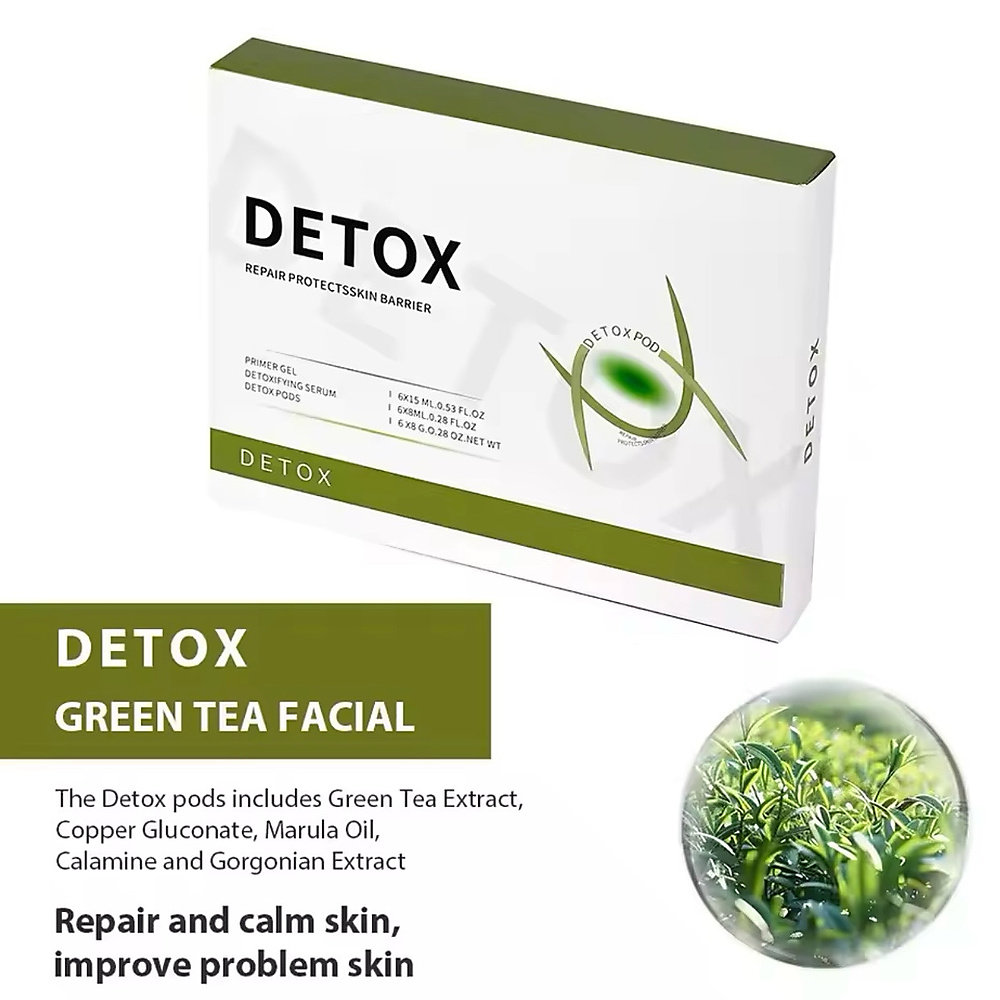 Detox 6capsules+6gel+6serum