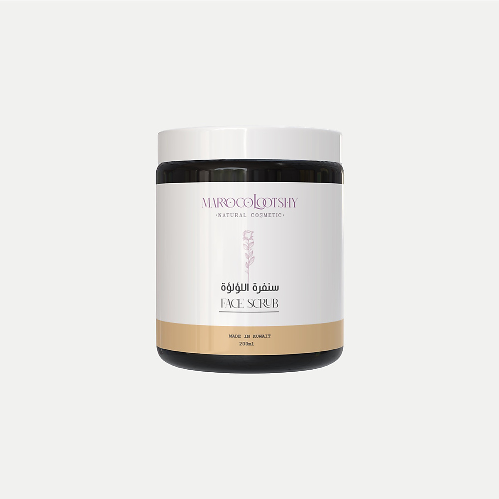 pealr face scrub
