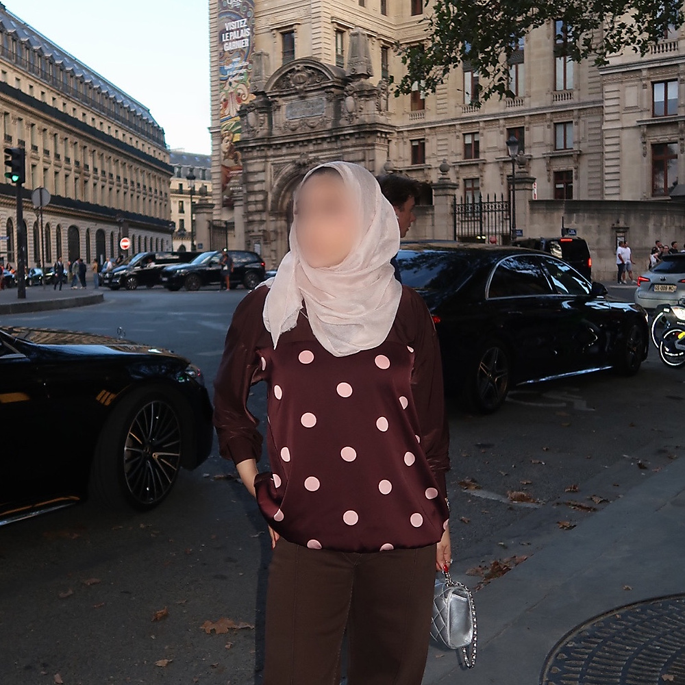 not your typical polka dots shirt