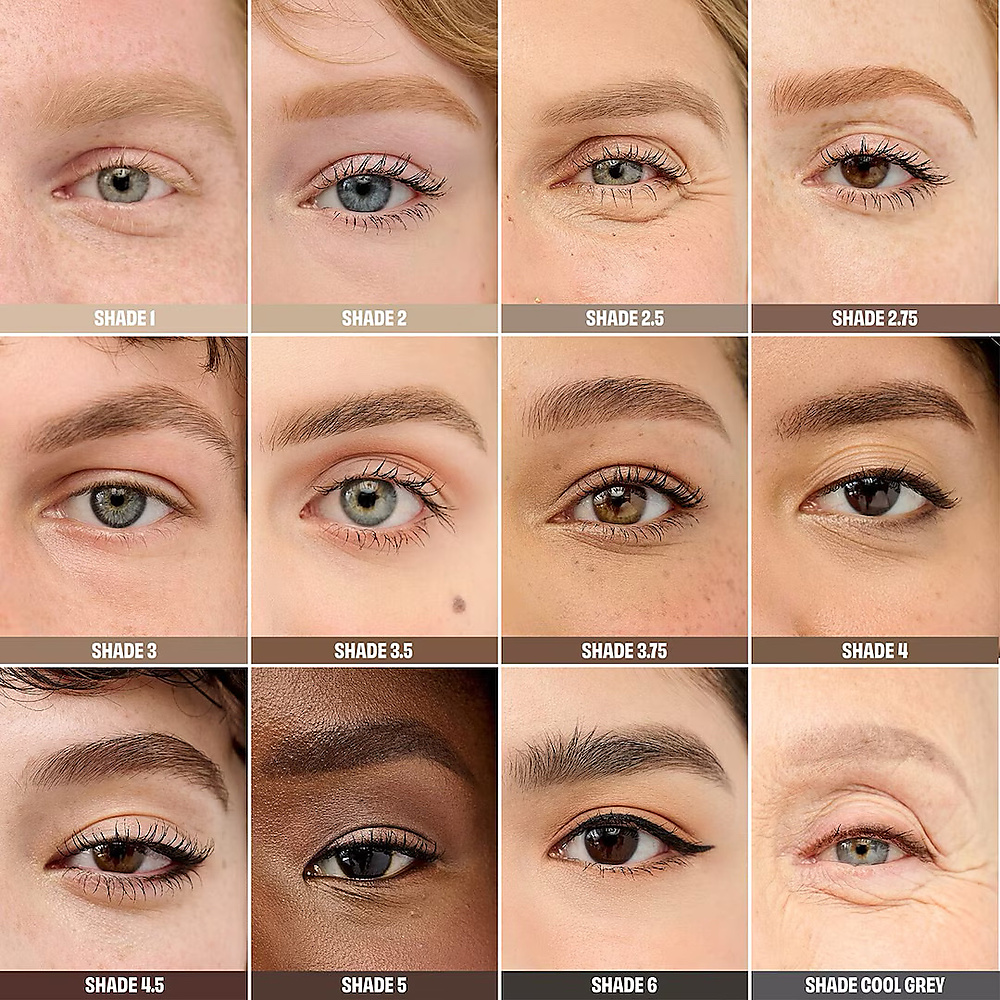 Benefit goof proof brow pencil 3.750 warm medium brown with brush