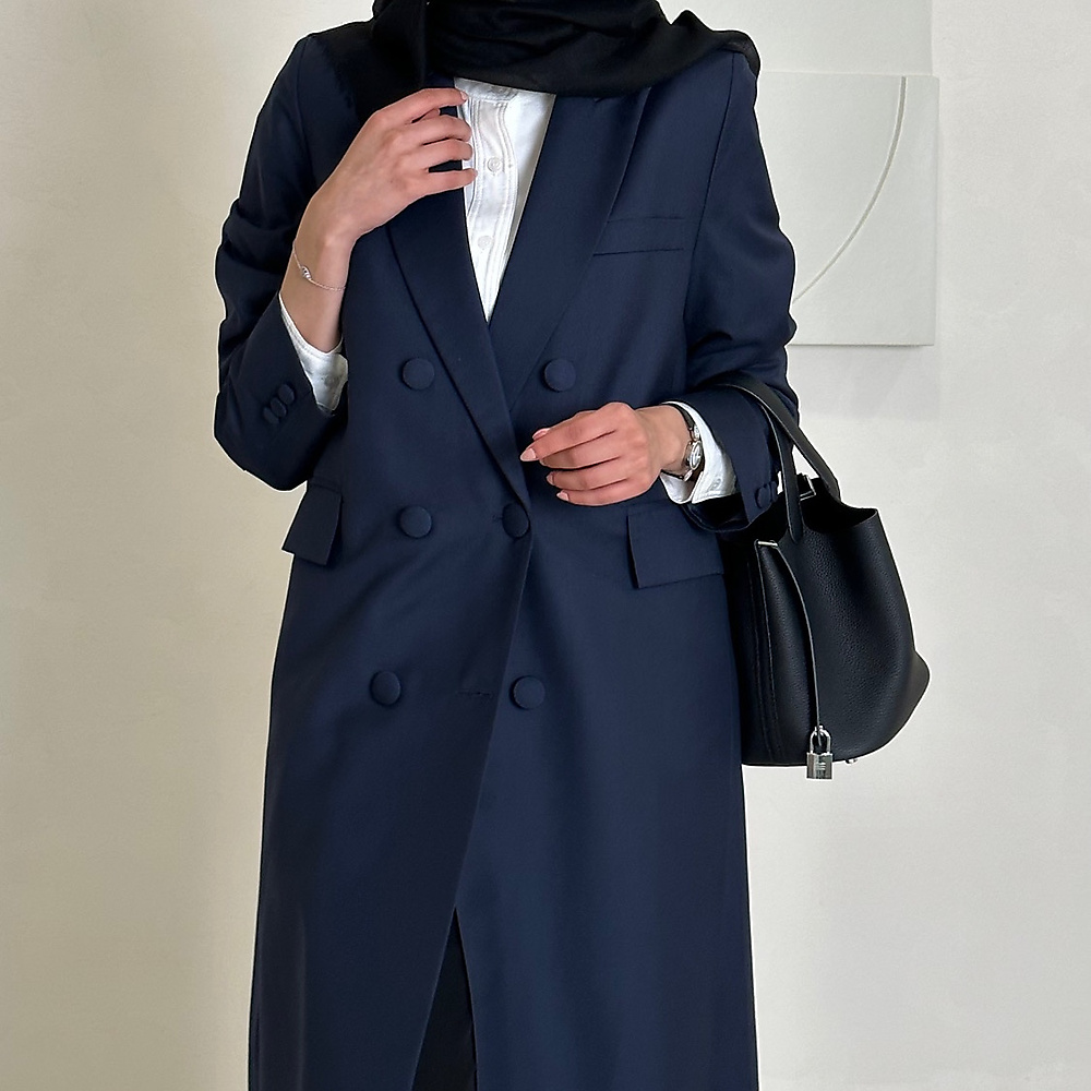 Navy Blow Blazer