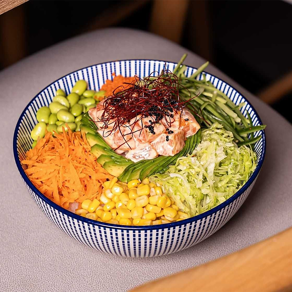 Spicy Salmon Poke Bowl