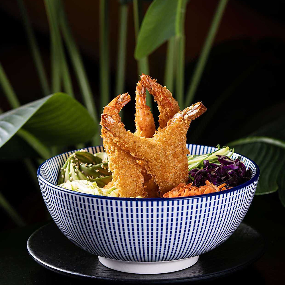 Shrimp Tempura Poke Bowl