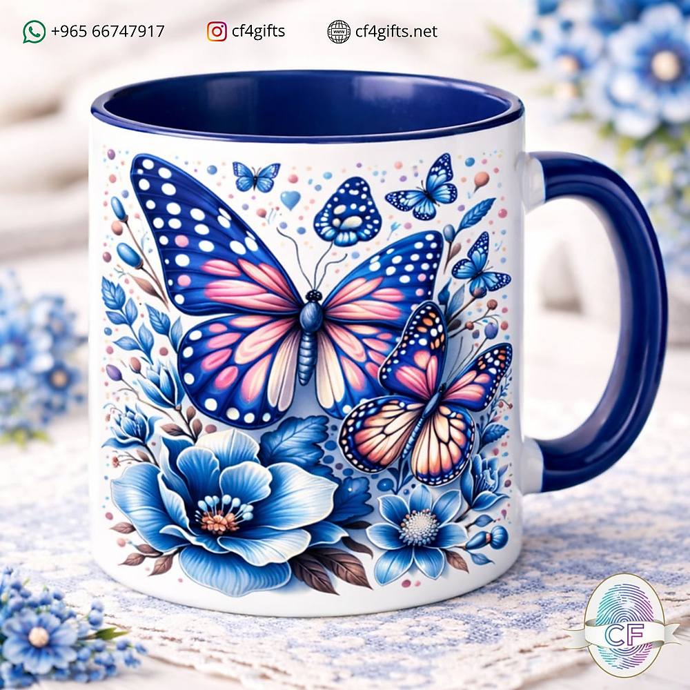 كوب تحليق الفراشات