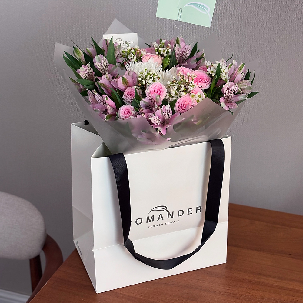 hand Bouquet pink