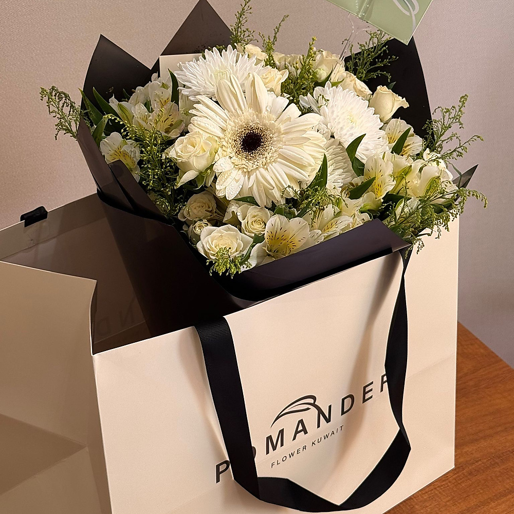 White bouquet 10