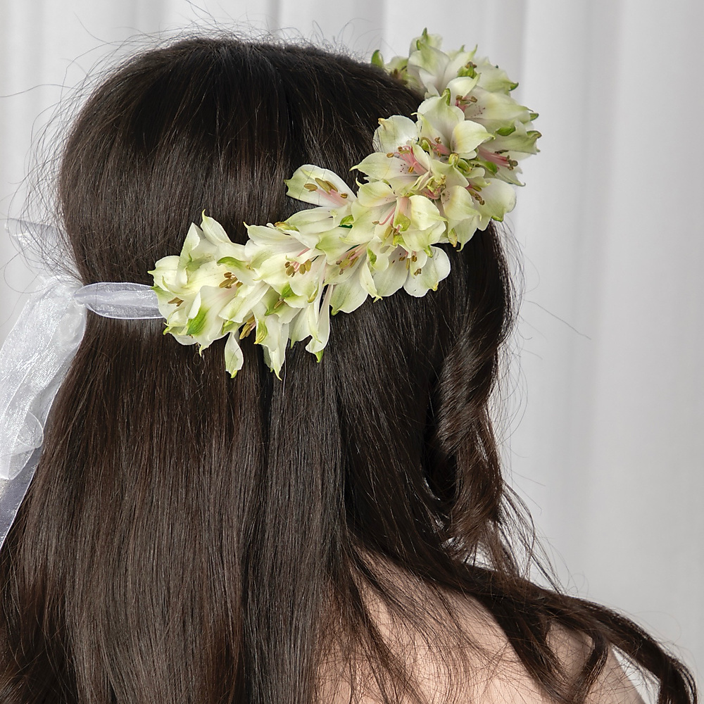 ‏Headband Alstroemeria rose