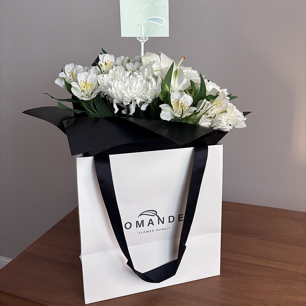 white flowers