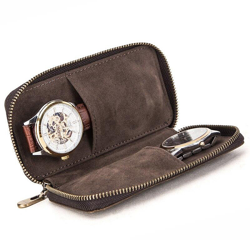 حقيبة ساعة Ethan Rustic Leather