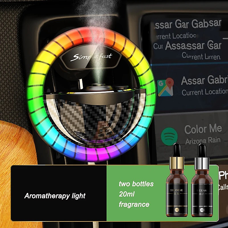 موزع عطري للسيارة ذكي RGB LED