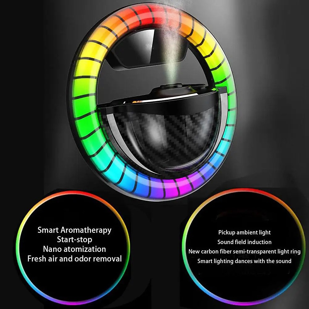 موزع عطري للسيارة ذكي RGB LED