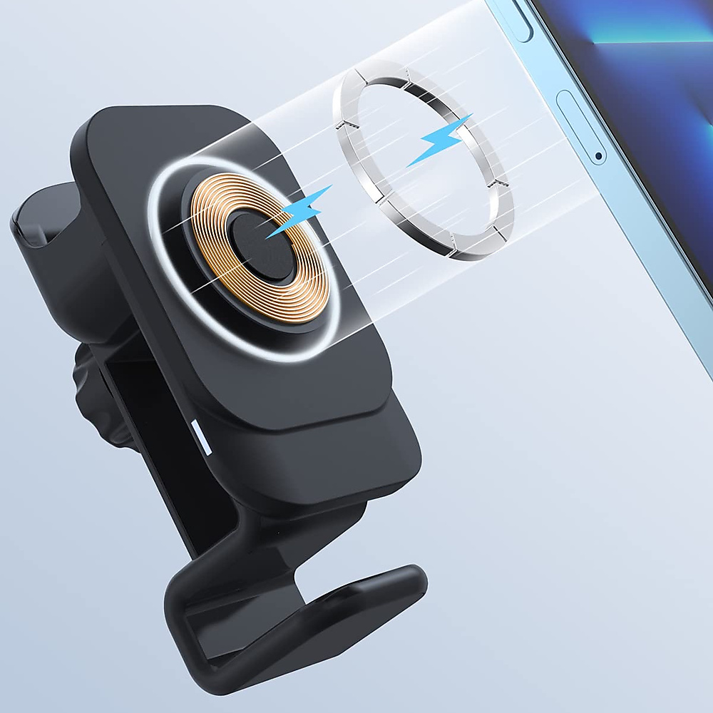 حامل وشاحن لاسلكي مغناطيسي للسيارة 3in1
