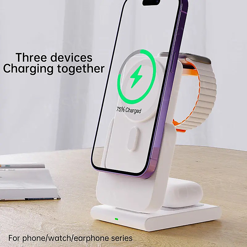 باور بنك وقاعدة 3in1 Magnetic