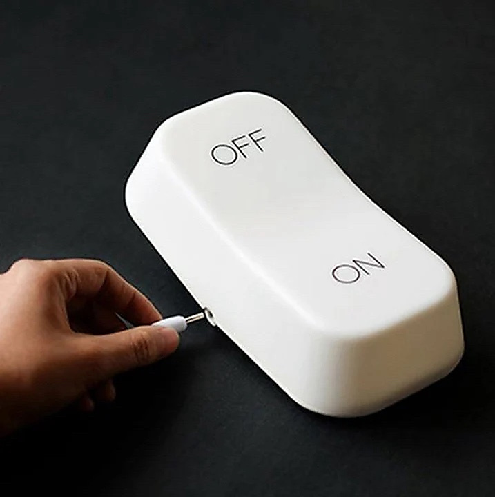 ‏ مصباح ضوء LED ON OFF SWITCH على شكل سويتش كهرباء