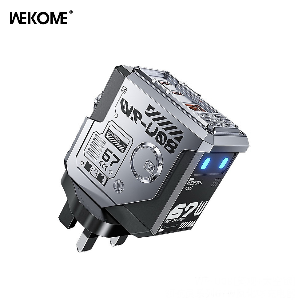 شاحن جداري WEKOME Robot 67w-U08 GaN