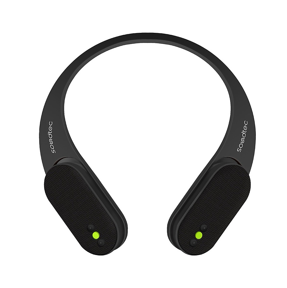 سماعة Porodo Soundtec Neck Audio اللاسلكي بتصميم قابل للفصل