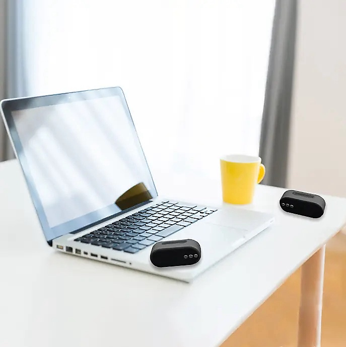 سماعة Porodo Soundtec Neck Audio اللاسلكي بتصميم قابل للفصل
