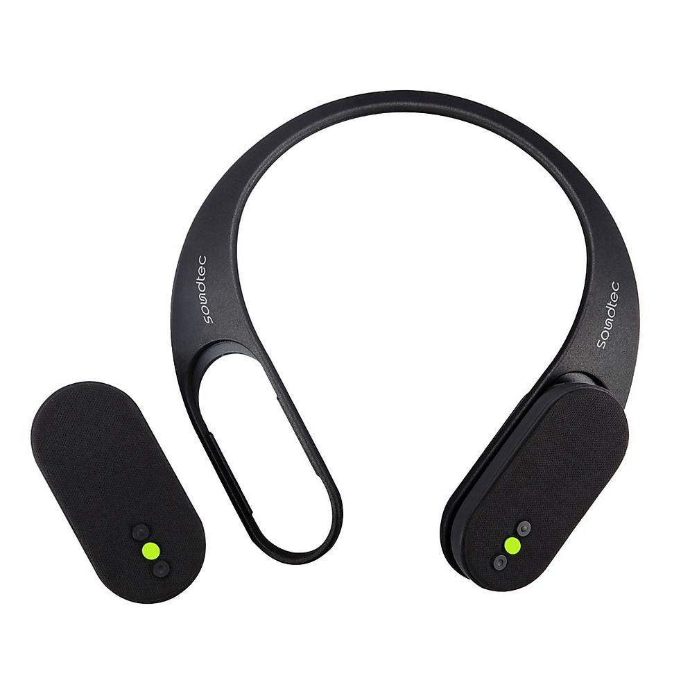 سماعة Porodo Soundtec Neck Audio اللاسلكي بتصميم قابل للفصل