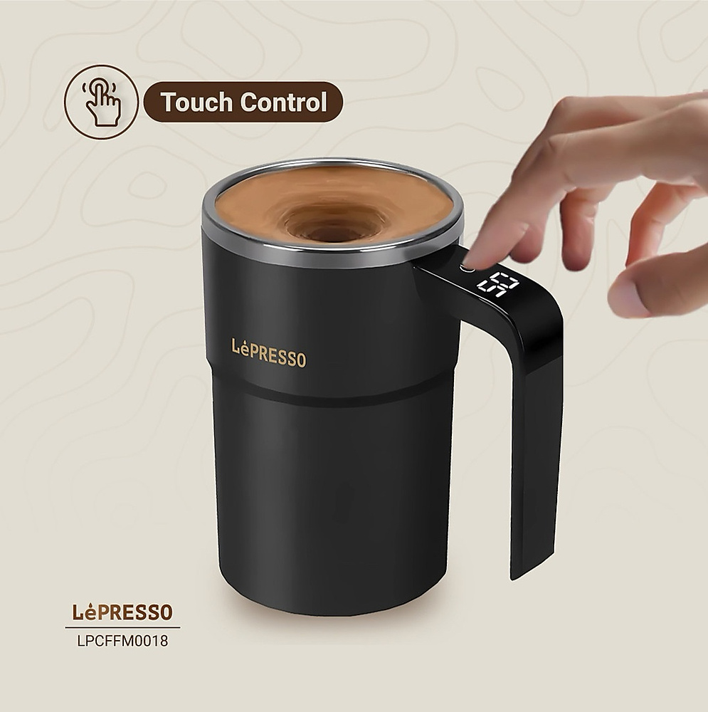 كوب التحريك التلقائي Stirmagic من LePresso