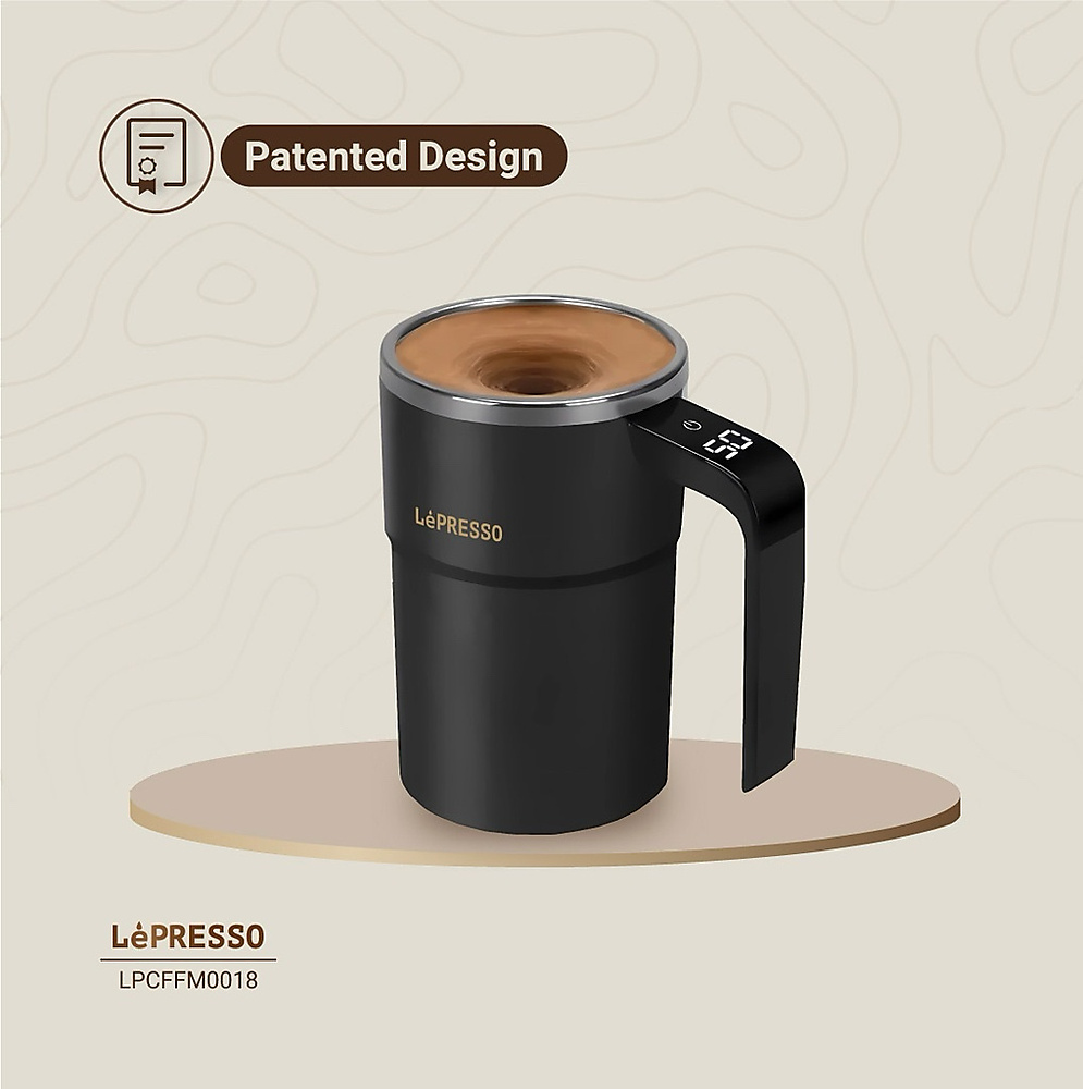 كوب التحريك التلقائي Stirmagic من LePresso