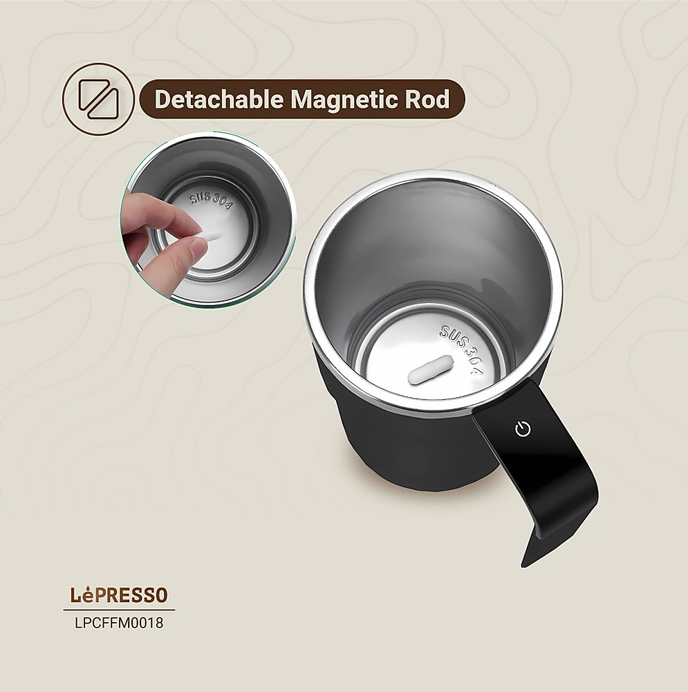 كوب التحريك التلقائي Stirmagic من LePresso
