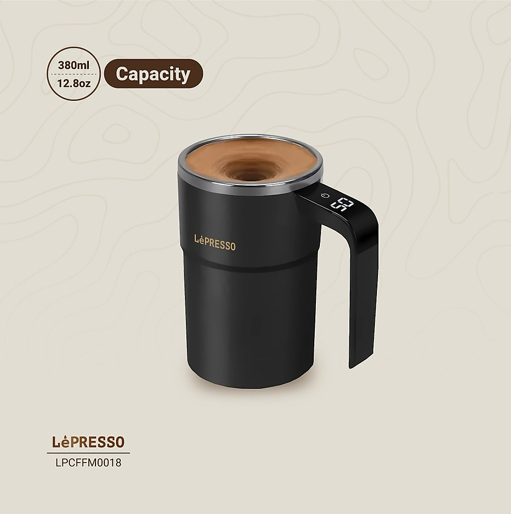 كوب التحريك التلقائي Stirmagic من LePresso