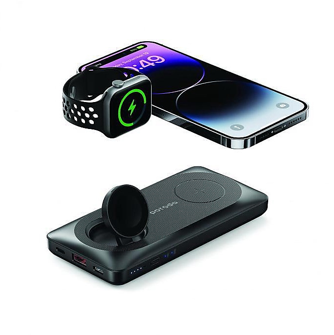 Porodo Multi-Device 10000mAh 20W Super Slim Magsafe باور بانك مدمج للساعة