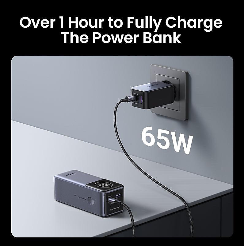 باور بانك UGREEN 12000 mAh 100 W مع شحن سريع