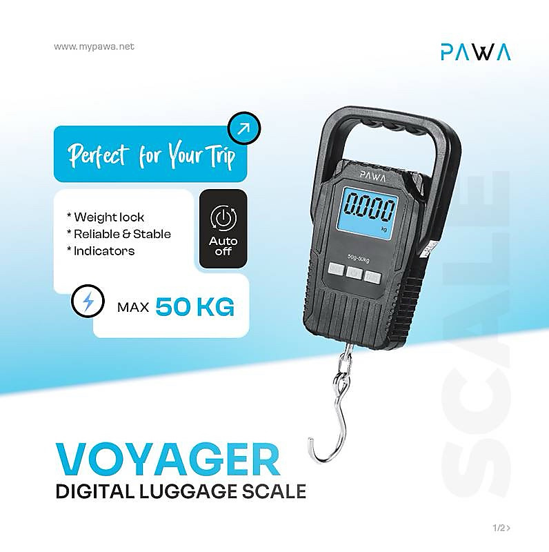 ميزان الأمتعة للسفر Pawa Voyager