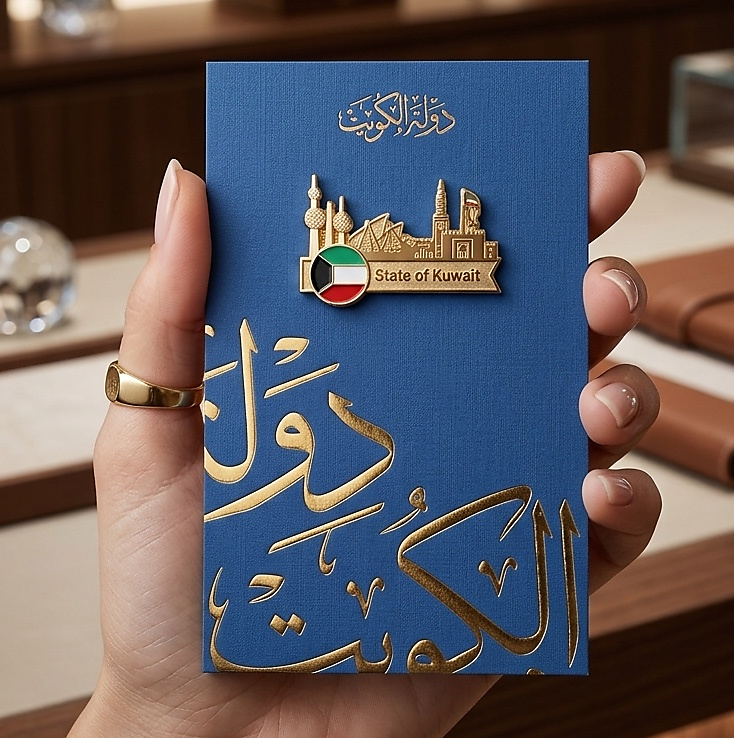 بادج معالم الكويت - ذهبي