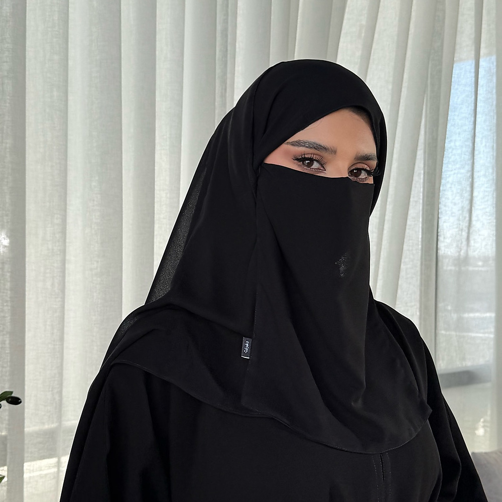 نقاب كويتي متوسط