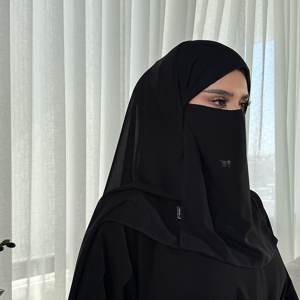 نقاب كويتي متوسط