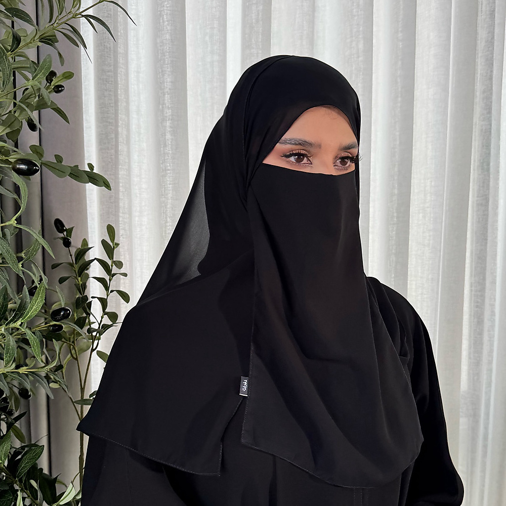 نقاب كويتي طويل