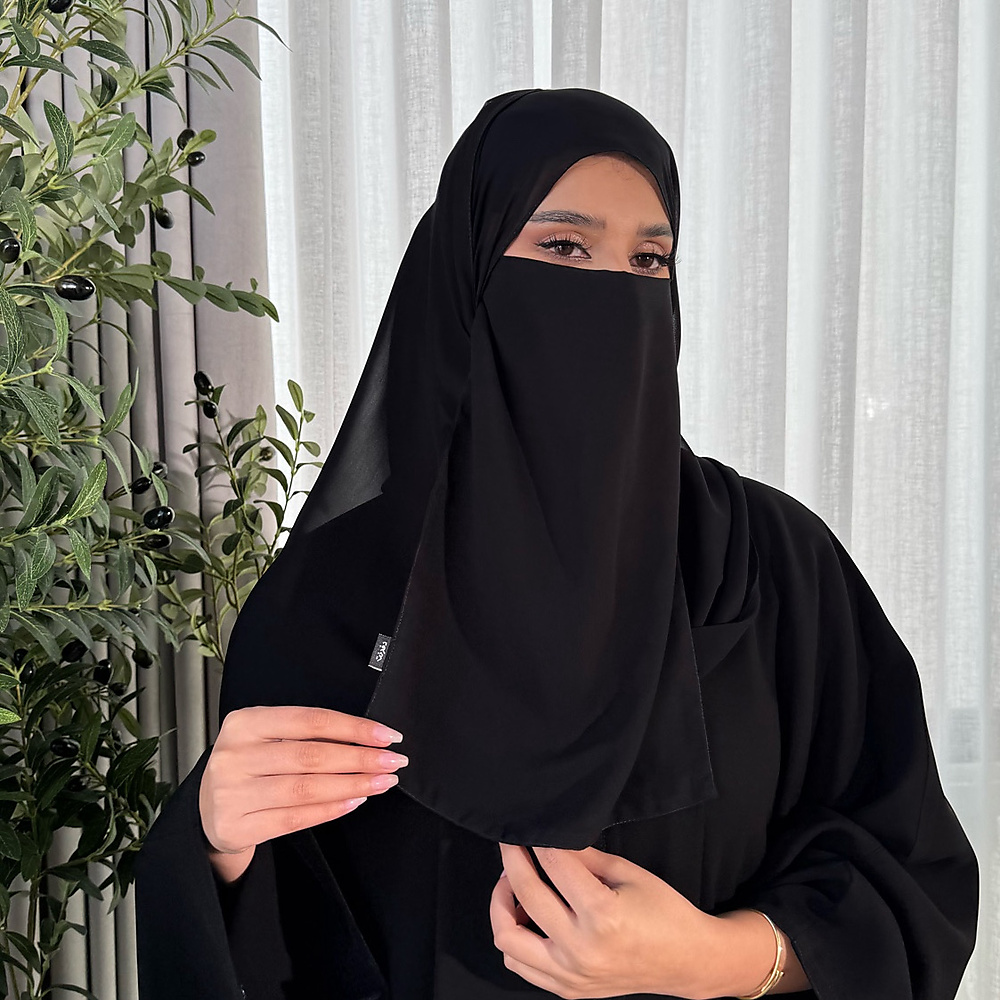 نقاب كويتي طويل