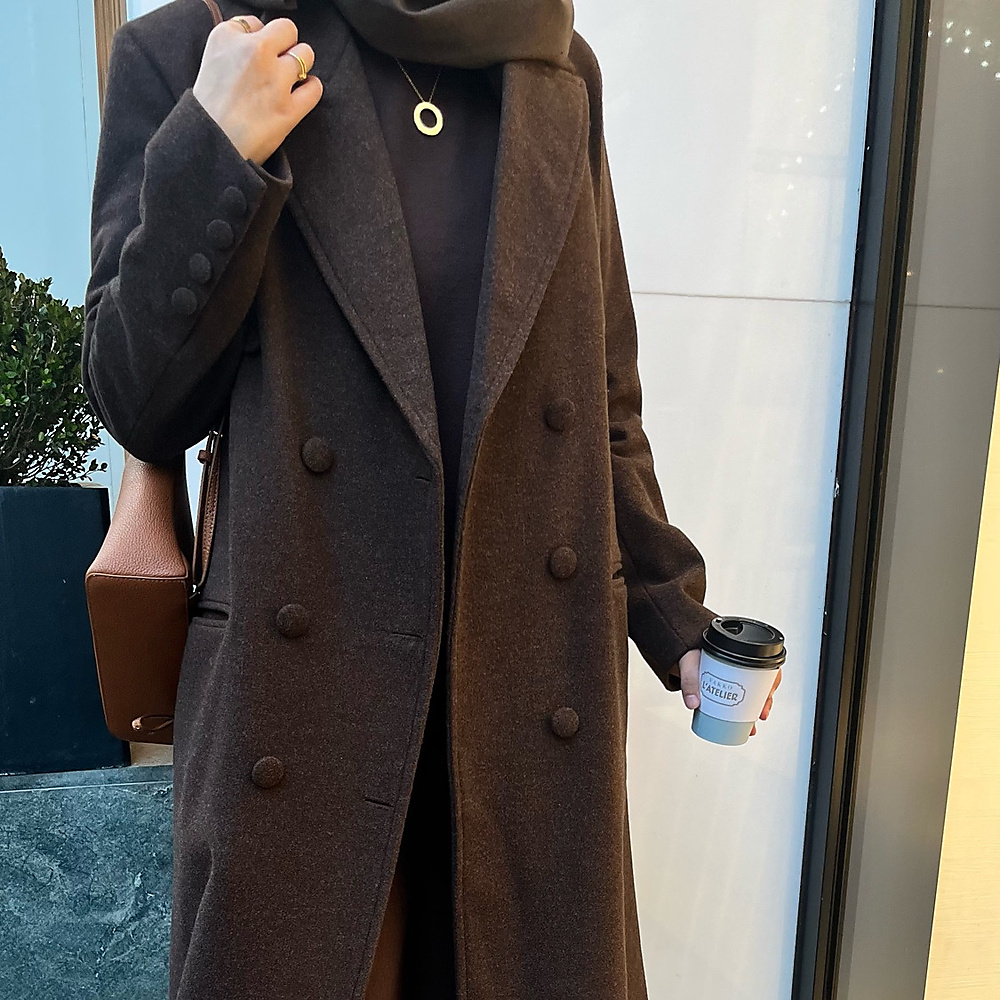 brown coat