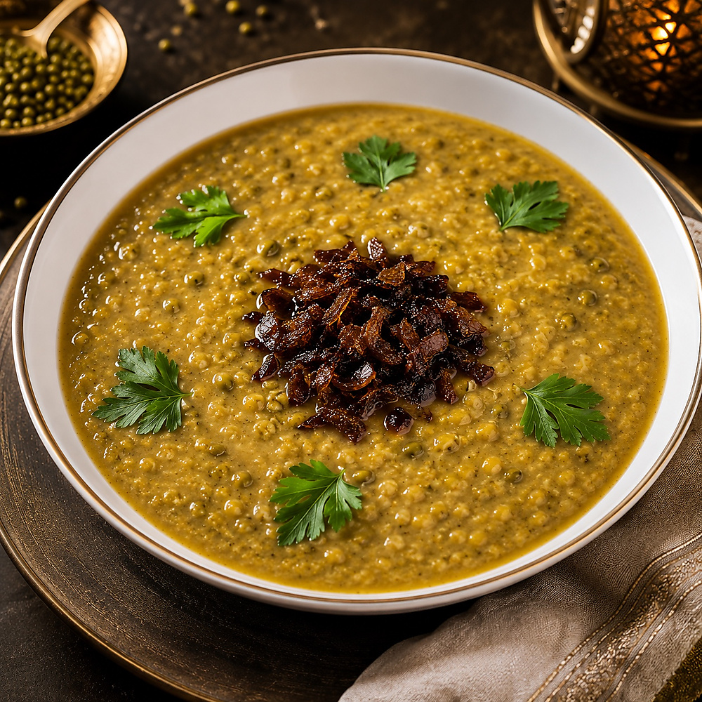 شوربة ماش بالاعشاب