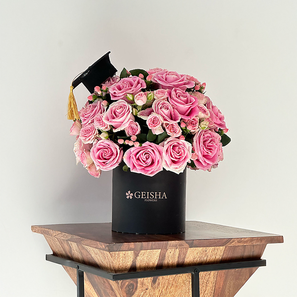 Senior Pink Blooming Box