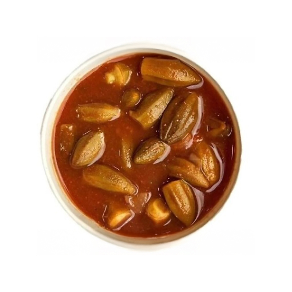 مرق باميه مع لحم