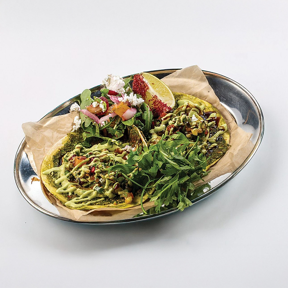 Flat Falafel Tacos