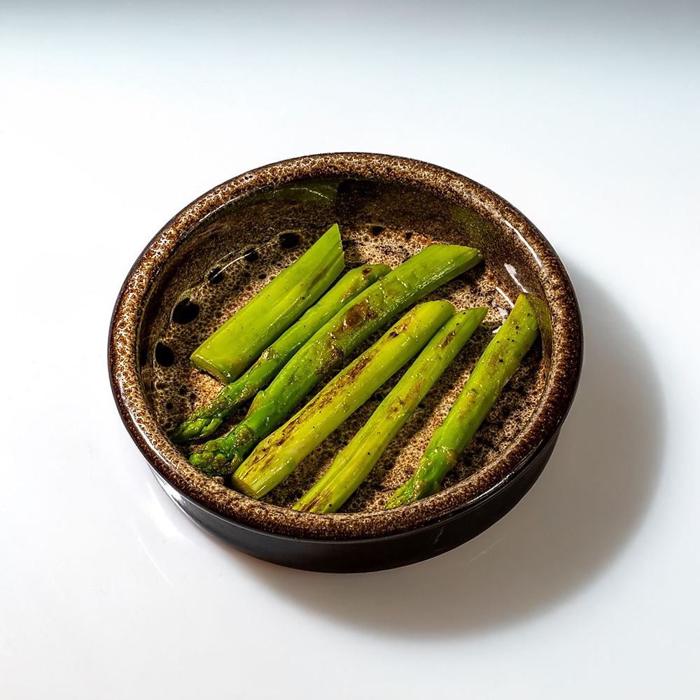 Grilled asparagus