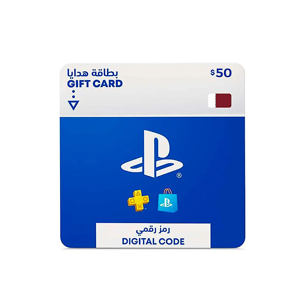 PlayStation Gift Card 50 USD - Qatar (Valid For Qatar Account)