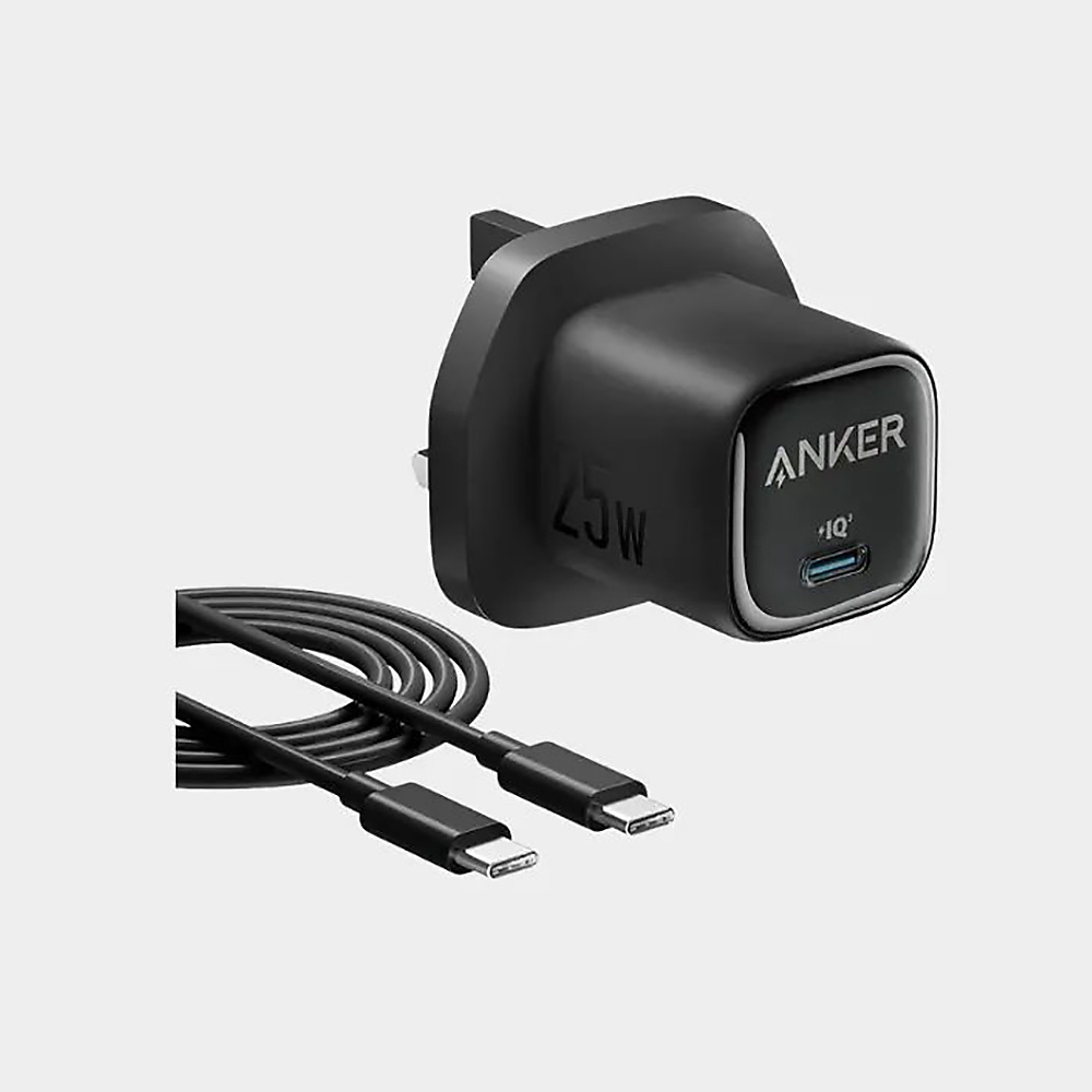 Anker 25W Fast Charging Charger Adapter With USB C Cable