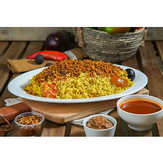 Buy 4 Dried Shrimp Mamoosh meals (served on a tray) and get the 5th meal FREE.