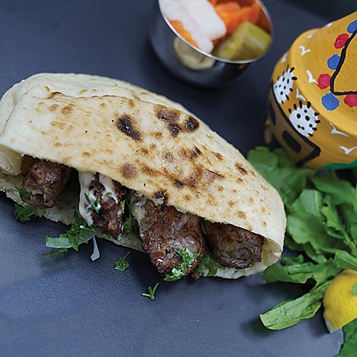 Meat Kebab Sandwich