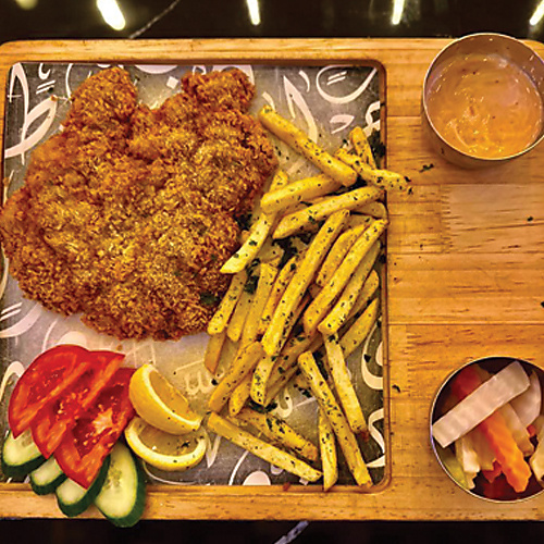 Escalope pane